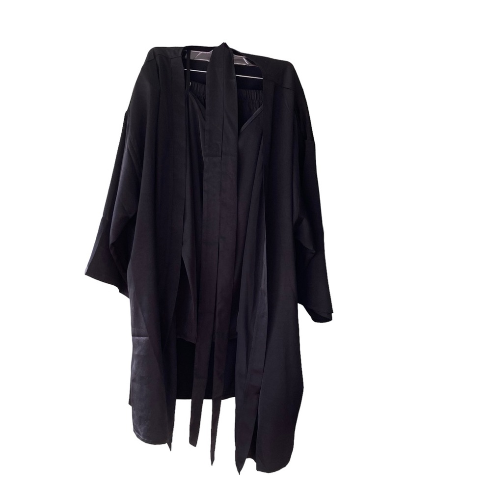 Women’s 3 piece pajama with robe set Black 2XL NWOT